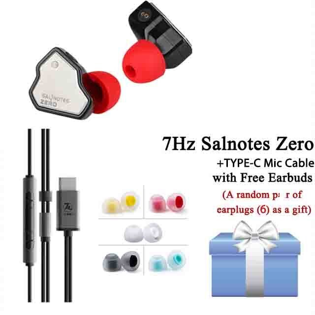 7Hz Salnotes Zero HiFi 10mm Dynamic Driver In Ear Earphone IEM - The HiFi Cat