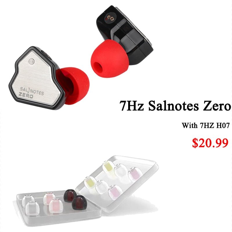 7Hz Salnotes Zero HiFi 10mm Dynamic Driver In Ear Earphone IEM - The HiFi Cat