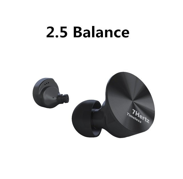 7HZ Timeless Flat Earphone Planar In Ear Wired Earphones Subwoofer MMCX Metal - The HiFi Cat