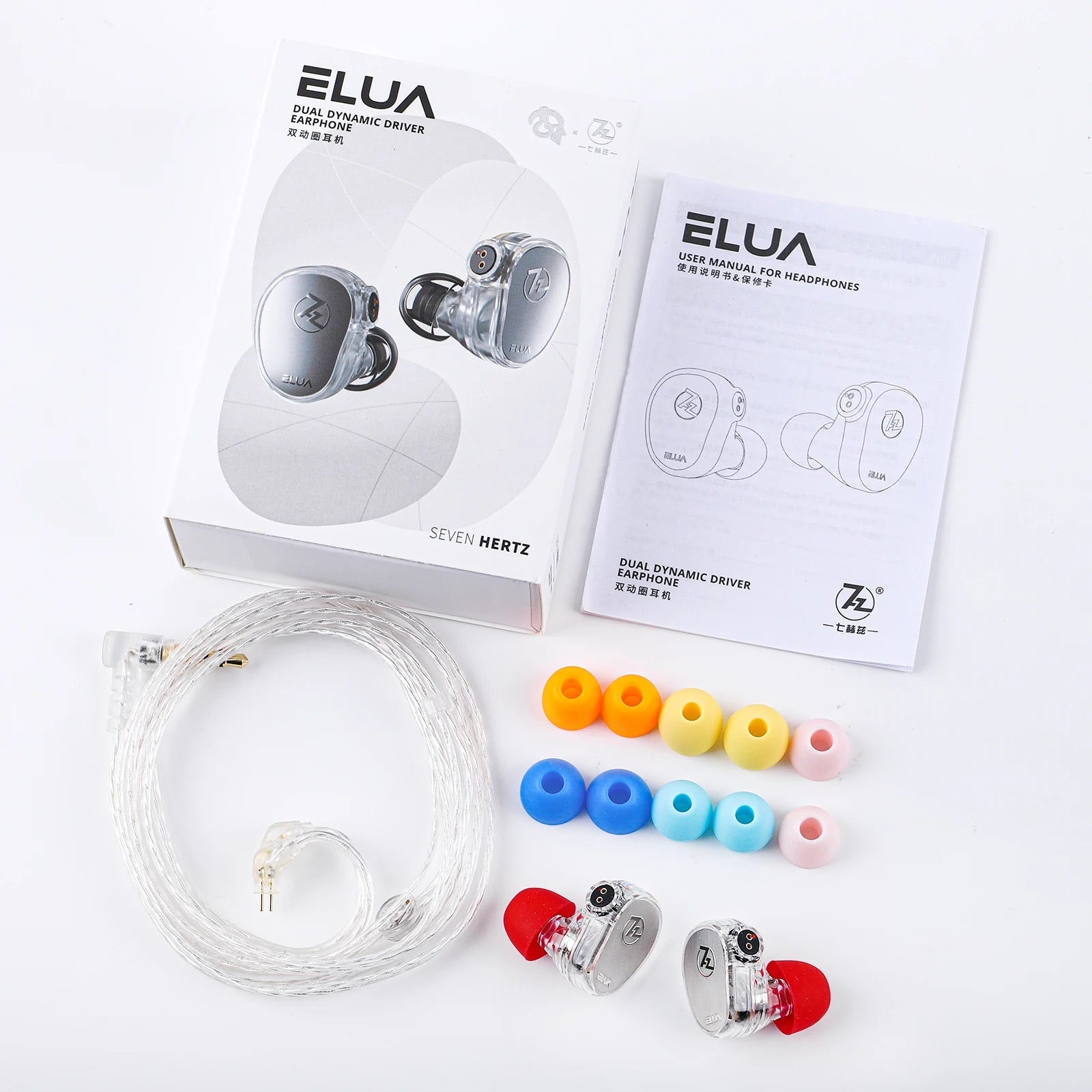 7Hz x HBB Elua 10mm + 8mm Dual Dynamic Driver IEM - The HiFi Cat