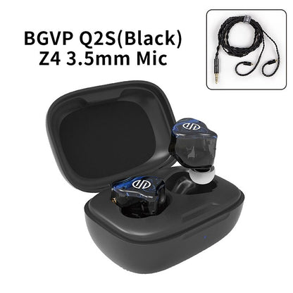 BGVP Q2S Wireless Headphones Tws Bluetooth5.2 Stereo Low Latency Waterproof In-Ear - The HiFi Cat