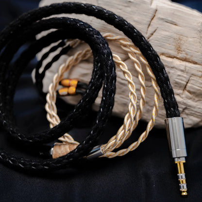 XoneAudio SOL Mark II Sol God II Monocrystalline Copper Silver Plated Mixed Headphone Upgrade cable