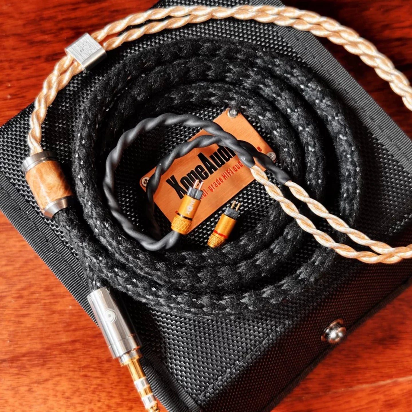 XoneAudio SOL Mark II Sol God II Monocrystalline Copper Silver Plated Mixed Headphone Upgrade cable