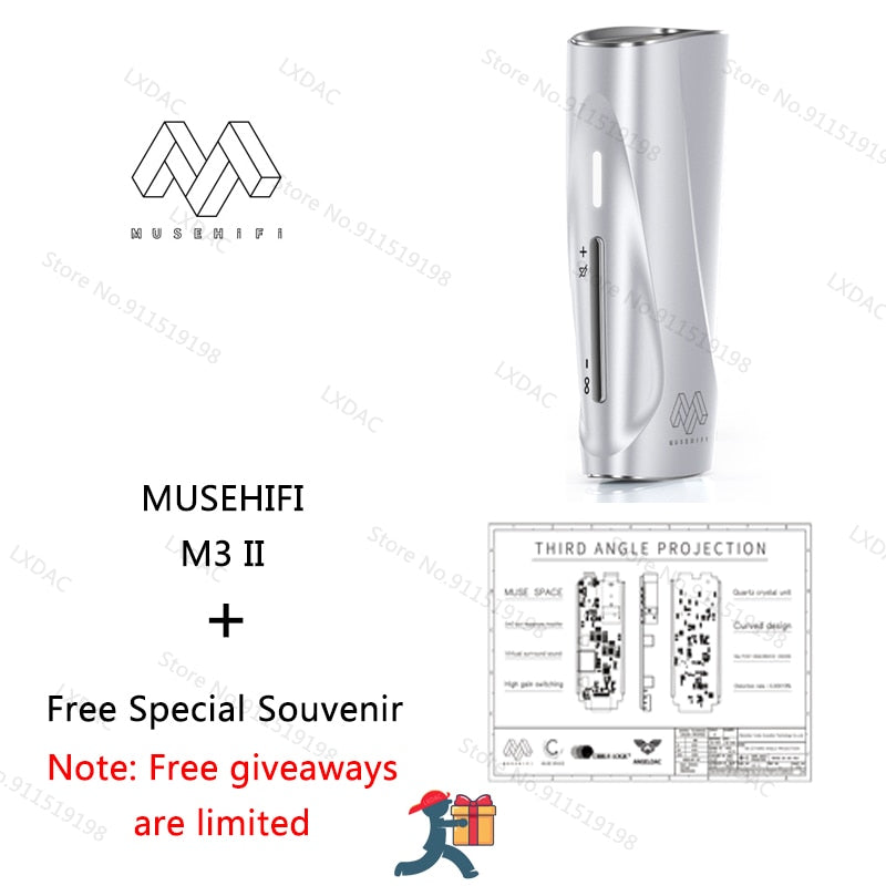 MUSEHIFI M3 II Dual CS43131 DAC AMP MUSE SPACE Support Esports Mode - The HiFi Cat