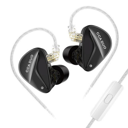 CCA DUO High-Performance In-Ear Monitor Dual-Dynamic Drivers Earbuds - The HiFi Cat