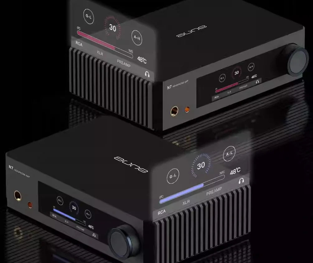Aune N7 R2R front-end A-class balanced headphone amplifier