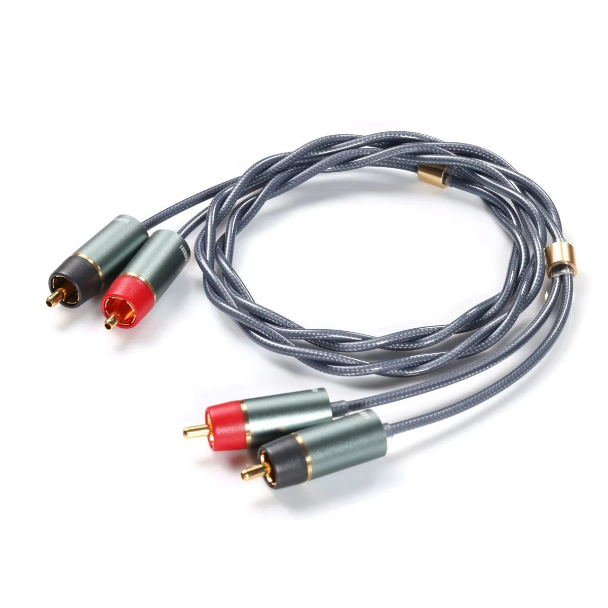DDHiFi RC30A RC30B RC40A Shielded Silver RCA Cables for Desktop Systems - The HiFi Cat
