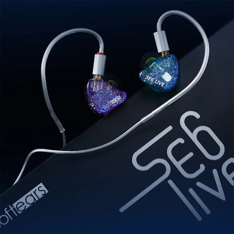 Softears SE6 Live Professional Stage In-Ear Monitor with 6 Balanced Armature Drivers