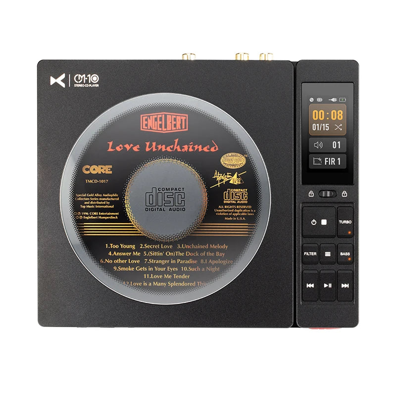xDuoo CDM-10 High-Performance Portable Tube CD Player | Dual CS43198