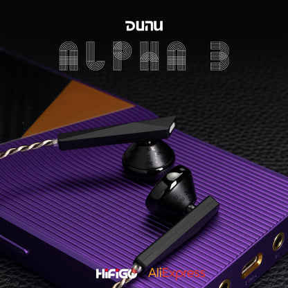 DUNU Alpha3 / Alpha 3 In Ear Flathead Earbuds 14.2mm Dynamic Driver - The HiFi Cat