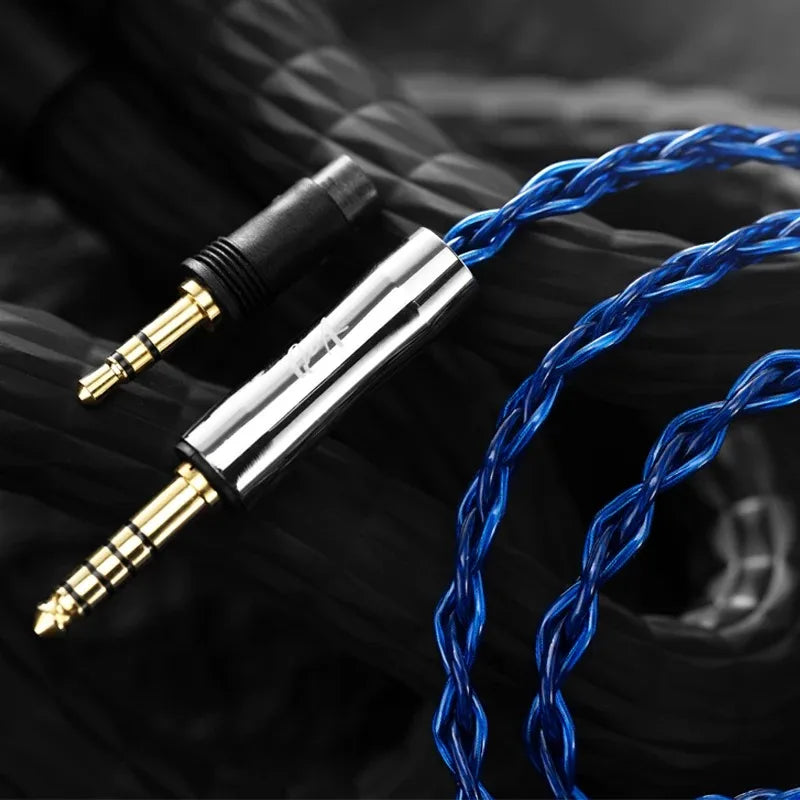 QOA MistyBlue 2DD+2BA Hybrid Hifi Studio Audiophiles IEM