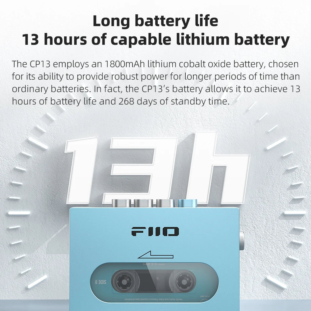 FiiO CP13 Portable Stereo Cassette Player - The HiFi Cat