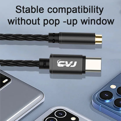 CVJ CT-3 DAC Type-C to 3.5mm/4.4mm CX31993 Cables - The HiFi Cat