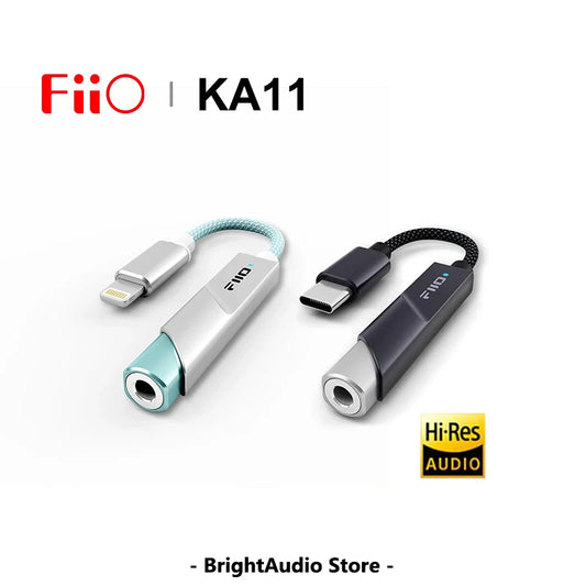 FiiO JadeAudio KA11 USB DAC and Headphone Amplifier Audio Type-C to 3.5mm Adapter - The HiFi Cat