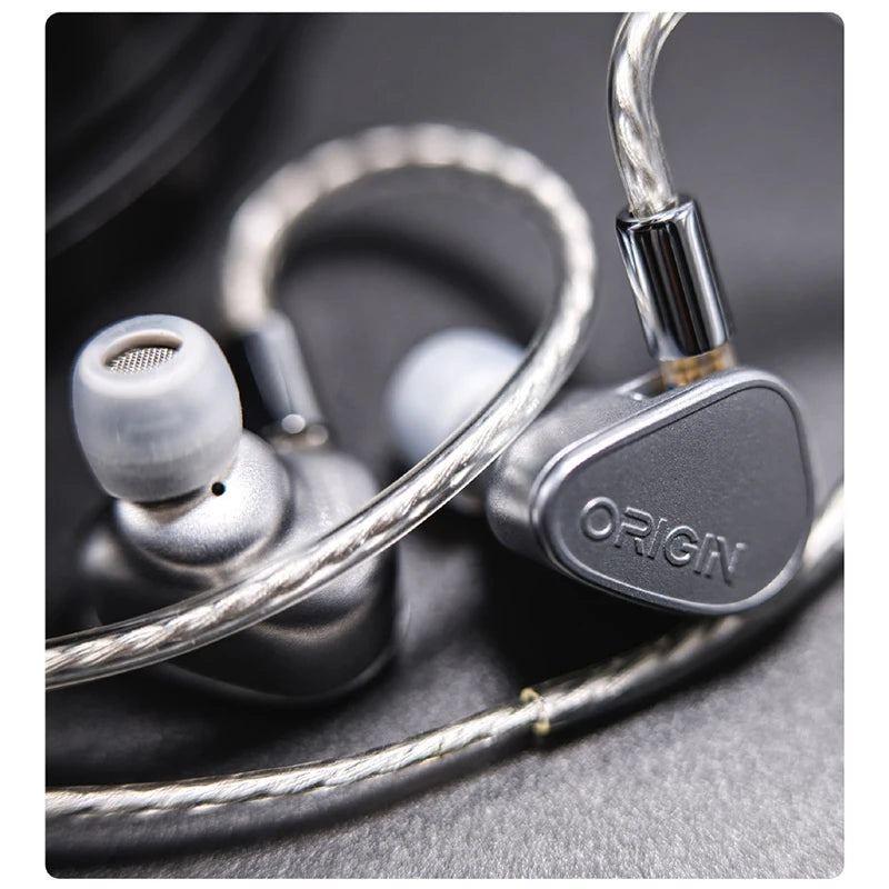 TANCHJIM ORIGIN DMT5 Dynamic Driver Matte silver In-Ear Earphone IEM