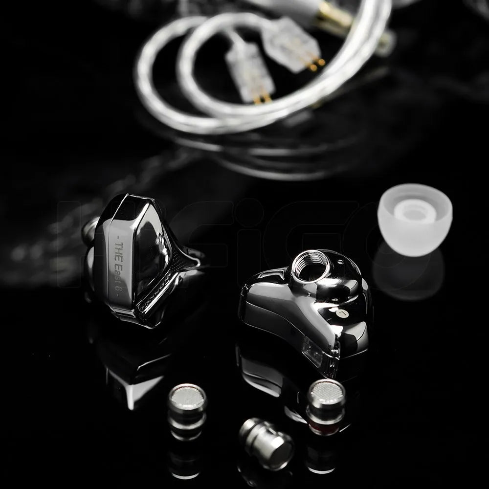 Muse HiFi The East 6 Flagship 10mm Single Dynamic Driver in-Ear IEM - The HiFi Cat