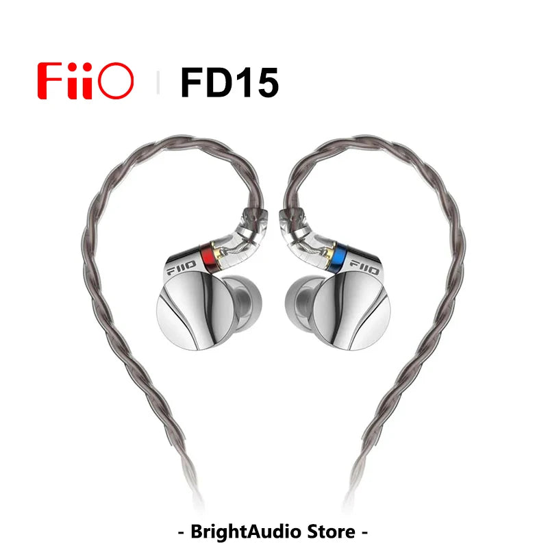 FiiO FD15 13.8mm Hi-Res DLC Dynamic Driver In-Ear Earphone