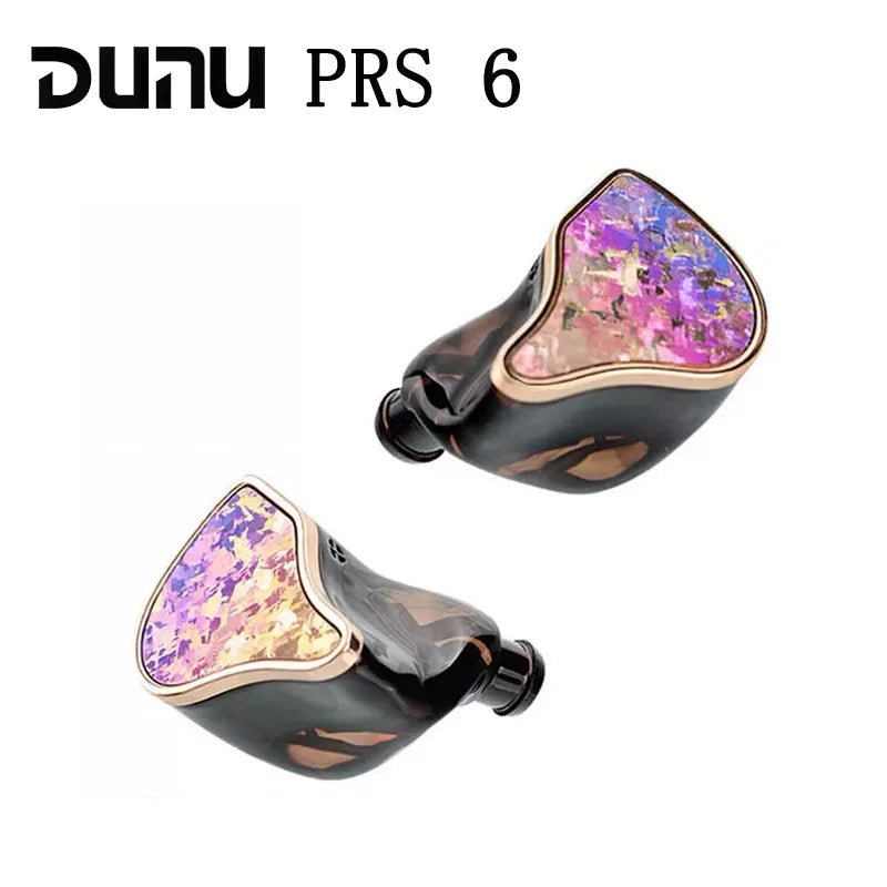 DUNU PRS6 6-Driver Hybrid IEMs with MEMS Driver and Q-Lock Mini