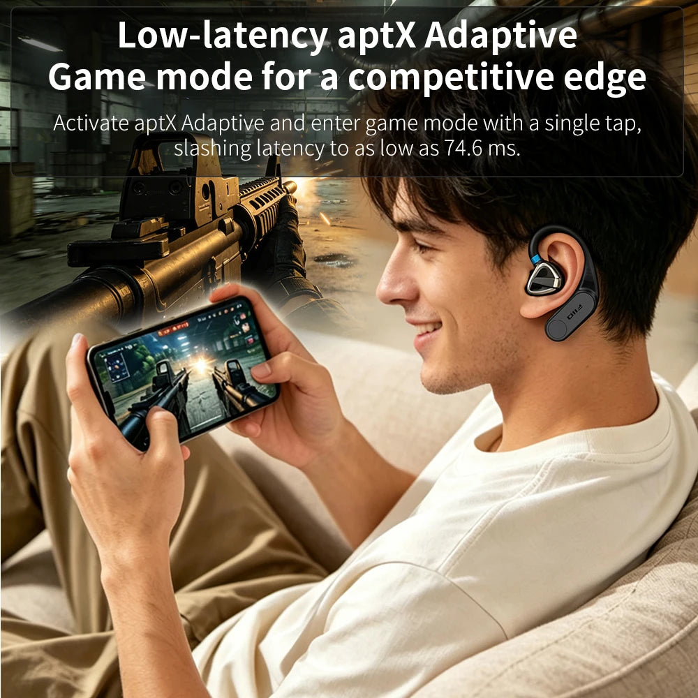 FiiO LINK TWS UTWS17 True Wireless Bluetooth 6.0 Ear Hook Amplifier