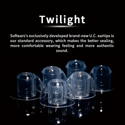 Softears Twilight Earphone 10mm Dynamic Earbuds with 0.78 2Pin Cable