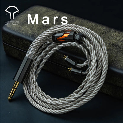 Upcoming Angelears x Yongse Mars Silver Foil Winding Silver-plated Copper Alloy Earphones Upgrade Cable Bravery Aria Blessing - The HiFi Cat