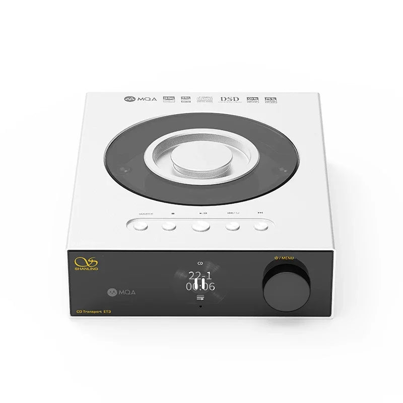 SHANLING ET3 CD Transport Music Player Wireless Bluetooth WiFi Streaming Hi-Res Audio Full-Featured Digital Turntable
