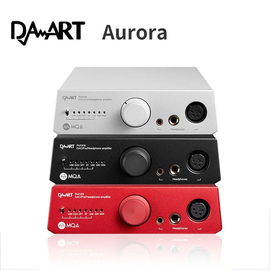 DAART Yulong Aurora MQA Decoder ESS9068AS*2 DAC Headphone Amplifier - The HiFi Cat