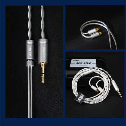 Softears SE6 Live Professional Stage In-Ear Monitor with 6 Balanced Armature Drivers
