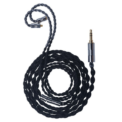 Yongse Black Knight Earphone Upgrade Cable 4 Core Sterling Silver - The HiFi Cat