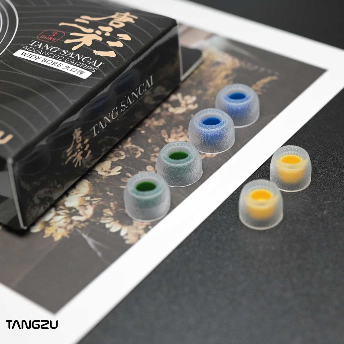 TANGZU Tang Sancai Wide Bore Version Eartips for Earphones - The HiFi Cat