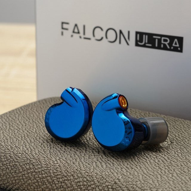 DUNU Falcon Ultra Dynamic Driver Earphone In Ear Monitors Klein Blue - The HiFi Cat