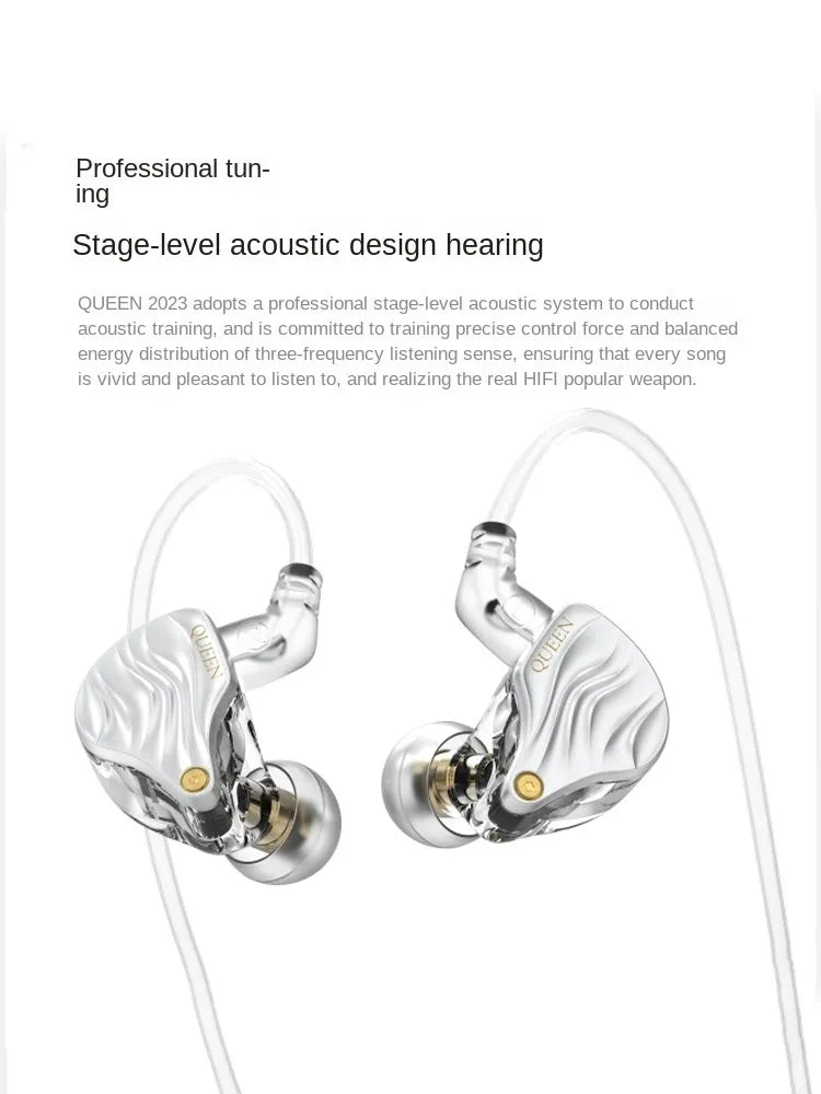 TFZ/SUPERTFZ QUEEN 2023 In-ear Earphone Bass Wired Headphone DJ Monitors 3.5mm/type-c Hifi Music Earbud Noise Cancelling Headset - The HiFi Cat