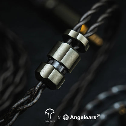 Angelears × YONGSE Fujin Flagship IEM Cable | Furukawa Silver-Gold Alloy + Palladium-Plated + OCC