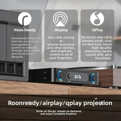 FiiO AIR AMP Streaming Power Amplifier | Roon Ready 120W+120W TPA3255