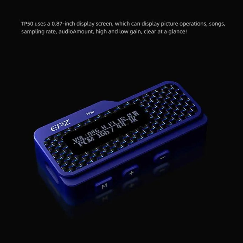 EPZ TP50 High Performance 43198*2 Amp Portable Audio DAC - The HiFi Cat