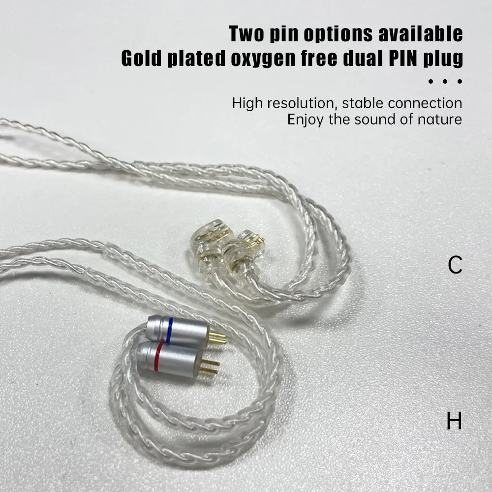 ND 10-1 Four-Strand silver-plated original cable upgraded wire - The HiFi Cat