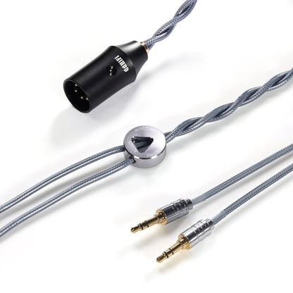 ddHiFi BC150B XLR Balanced Silver Headphone Upgrade Cable - The HiFi Cat