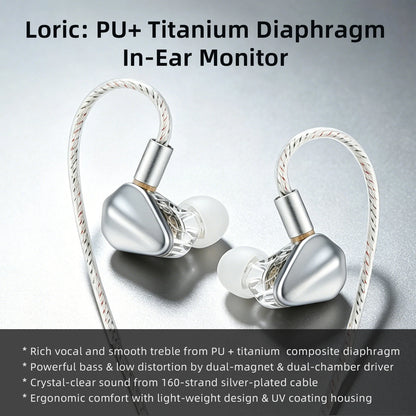 KEFINE Loric IEM | PU+Titanium Diaphragm, Dual-Magnet Dual-Chamber