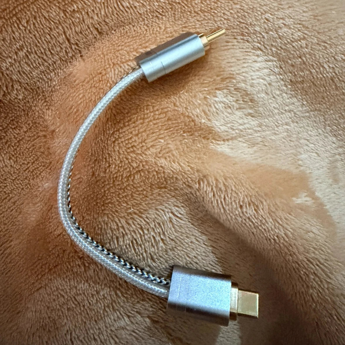 ddHiFi TC09BC USB-C to USB-B Pure Silver Double-Shielded HiFi Decoding Cable