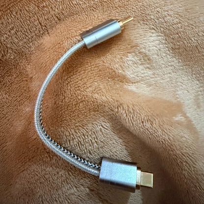 ddHiFi TC09BC USB-C to USB-B Pure Silver Double-Shielded HiFi Decoding Cable