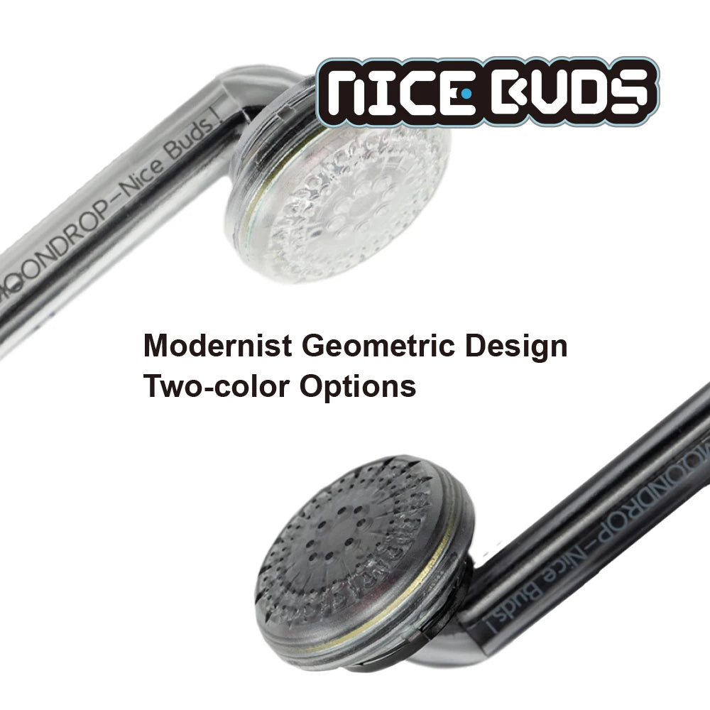 MOONDROP Nice Buds 15.4mm Dynamic Driver Flat-Headed Earphones