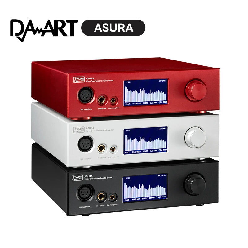DAART Yulong ASURA AK4499EX+AK4191 Music Streamer & Desktop DAC & Headphone Amplifier - The HiFi Cat