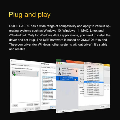 TOPPING D90 III Sabre Fully Balanced HIFI DAC Dual ESS9039S PRO