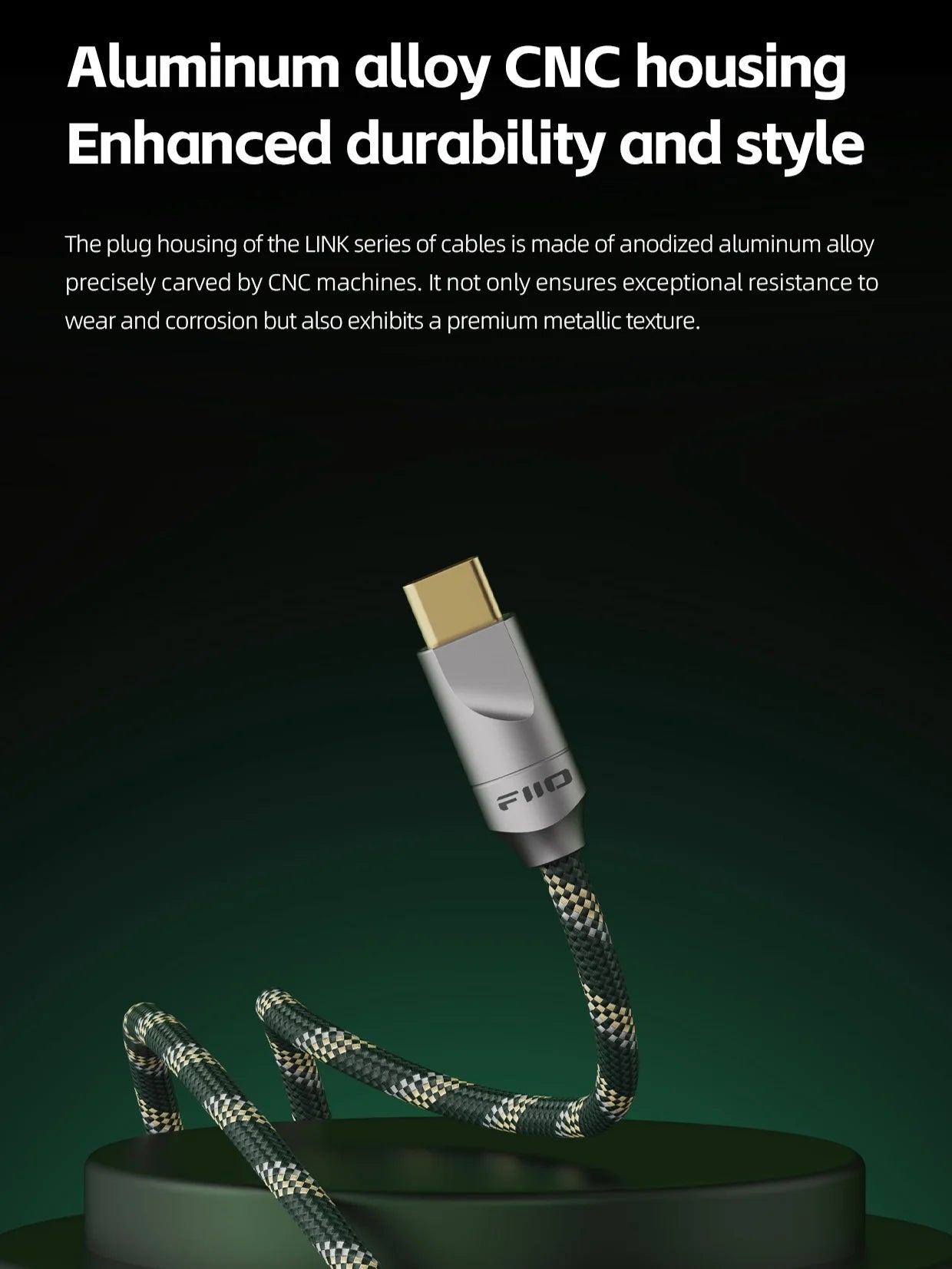 FIIO LINK Series LINK-XLR1/LINK-RCA1/LINK-RAC2/ Audio Cable