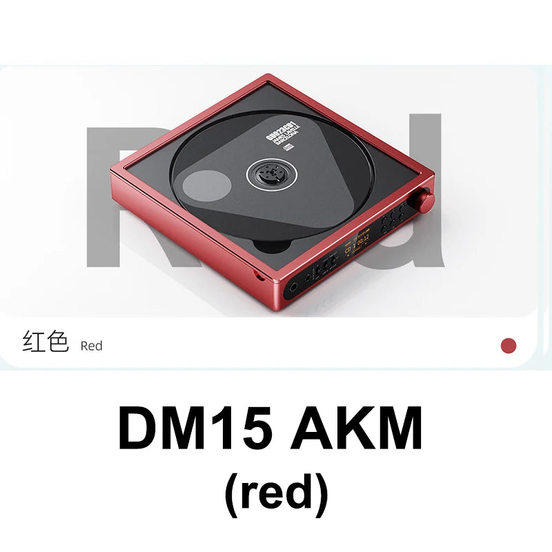 FiiO DM15 AKM Version Portable Stereo CD Player Dual AKM AK4493S DAC chips supports Track Ripping Bluetooth aptX