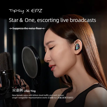 EPZ X Tipsy Star One Dynamic In-Ear Wired Hifi Monitoring Earphones  - The HiFi Cat