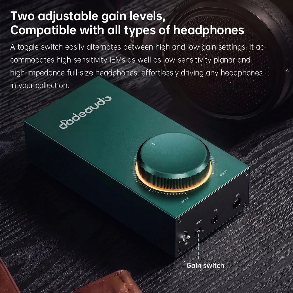 FiiO GIGAS1 Desktop Headphone Amplifier — Class AB Discrete Transistor