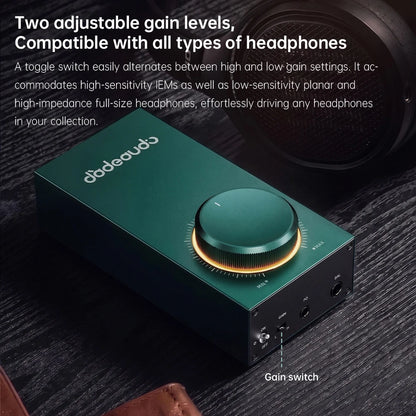 FiiO GIGAS1 Desktop Headphone Amplifier — Class AB Discrete Transistor