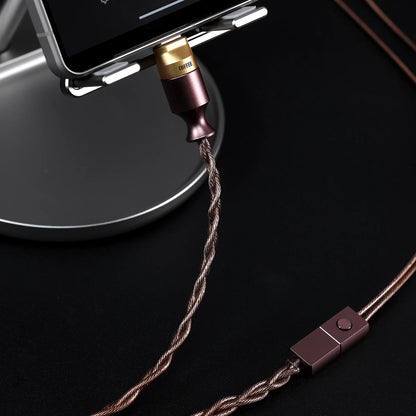 ddHiFi M130B (Coffee Cable) Professional All-in-one USB-C Decoding Upgrade Cable