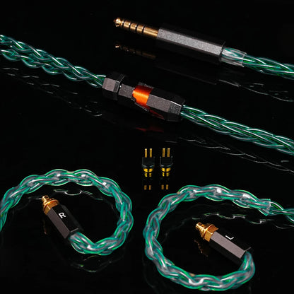 Yongse Glory Single Crystal Silver-plated Copper +Graphene Earphones Upgrade Cable - The HiFi Cat
